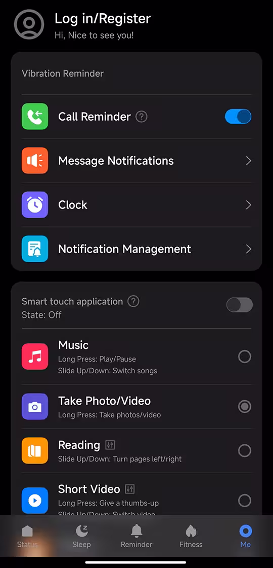 Alarm UI